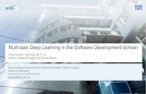 Multi-task Deep Learning in the Software Development domain · Multi-task Deep Learning (Multi-task Deep Learning) given m learning tasks {T i} i=1 m where all the tasks or a subset