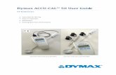 Dymax ACCU-CAL™ 50 User Guide · The ACCU-CAL™ 50 Radiometer may e used to measure UV intensity from Flood Lamps or UV intensity from the end of a 3-mm, 5-mm, or 8-mm lightguide