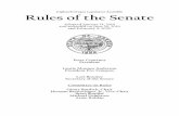 Eightieth Oregon Legislative Assembly Rules of the Senate · Eightieth Oregon Legislative Assembly . Rules of the Senate. Adopted January 14, 2019 . and amended on June 30, 2019 .