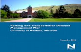 Parking and Transportation Demand Management …...PARKING AND TRANSPORTION DEMAND MANAGEMENT PLAN University of Montana, Missoula Nelson\Nygaard Consulting Associates, Inc. | iii