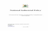 National Industrial Policy - tralac · (iv) Engineering for capital goods, agricultural implements, construction materials, and fabrication / Jua Kali operations. 8 The specific objectives