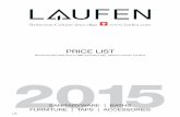 Laufen Bathrooms AGenewsletter.laufen.com/downloads/laufen_2015_price_list.pdf · | LAUFEN Price List 2015 3 Welcome to the LAUFEN Price List 2015 Founded in 1892 in Switzerland,