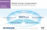 Embedded IoT WISE-PaaS/Embedded · 2018-04-27 · CNC overview CNC information CNC alarms. 3 Mutual Success, Business Growth, and Service Innovation ... Leveraging the WISE-PaaS ecosystem