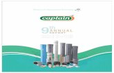 captain jpeg-1 · Cash Flow Statement Notes Forming Part of Financial Statement ... NOTICE IS HEREBY GIVEN THAT THE 9TH ANNUAL GENERAL MEETING OF THE MEMBERS OF CAPTAIN PIPES LIMITED