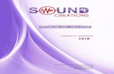 If it sounds good, it s Sound reations …soundcreationsltd.com/media/pdf/scl.pdfPROFESSIONAL AUDIO-VISUAL & ACOUSTIC SOLUTIONS If it sounds good, it’s Sound reations 2018 Mpaka