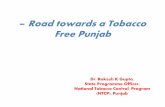Road towards a Tobacco Free Punjab - pbhealth.gov.in of Tobacco Control IN PUnjab_21-07-2015.pdfMonitor violations of tobacco control laws and bring them to the notice of Authorities/steering