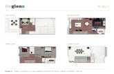 FIRST FLOOR SECOND FLOOR - homesbywarmington.com · warmington residential valley glen the glen - floor plan - plan 1 1/2" = 1'-0" 09.13.2016 4 floor plan - roof deck scale 1/2”