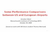 Some Performance Comparisons US and European …web.mit.edu/airlines/industry_outreach/board_meeting...(Las Vegas) – Provide, on average, a 21% gain in overall capacity over IFR