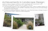 Achievements in Landscape Designbacktonatives.org/wp-content/uploads/2016/09/Client-Presentation.pdf · Dudleya edulis fimgertips . Groundcover . Heliotropium curassavicum Seaside