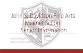 DFA Senior Information - rcboe.org€¦ · Calendar with important dates and deadlines highlighted ... Explore career options and discover what suits you best. Request your transcript