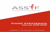 PIANO STRATEGICO - ASSIF€¦ · Con il piano strategico 2018-2020 intendiamo rispondere alle rinnovate esigenze dei nostri soci, offrendo loro contenuti di qualità e servizi specifici,