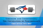 Strength and Conditioning: The Foundation of Performancemlb.mlb.com/tor/downloads/y2015/chris_joyner... · 2020-04-22 · 9 Reasons Why We Don’t Run Distance: 1. Immunity Concerns