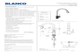 FAUCET SPECIFICATIONS BLANCO SONOMA Pull Dow Model 2065 · FAUCET SPECIFICATIONS BLANCO SONOMA Pull Down Model 442065 ADD I T I ONA L MODE LS 441646 SONOMA Pull Down 2.2 gpm CHROME
