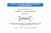 COLLECTIVE BARGAINING AGREEMENT · System of the Town of Greenwich, upon retirement, as defined in Section 179 of Article 14 of the Greenwich Municipal code (Charter) of two percent