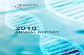 Annual report 2018 - Scandion Oncology · application covering a second indication for SCO-101. The second indication is ... Scandion Oncology is expected to cover the majority of