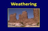 Weathering - Ms. Kube's Webpage · Weathering Weathering is the process by which rocks are broken down into smaller pieces. Weathering can be physical, chemical, or biological in