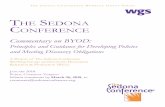 The Sedona ConferenCe - Paul, Weiss · The Sedona Conference Commentary on BYOD January 2018 . iii . Preface Welcome to the 2018 Public Comment Version of The Sedona Conference Commentary