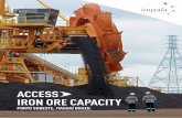 ACCESS IRON ORE CAPACITY - Impala Terminals · GATEWAY FOR IRON ORE Porto Sudeste opens a major new route for Brazilian iron ore miners to access international markets quickly, effectively