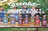 ORGANIC CRAFT COCKTAIL RECIPES - Greenbar Distillery · 2017-08-04 · you may want to get a head start. All the recipes listed can be batched and will stay good for up to 24 hours.