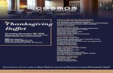 Thanksgiving Buffet - Loews Hotels · 2019-10-21 · Thanksgiving Buffet Thursday, November 28, 2019 Seatings will be at 11am, 1pm and 3pm Reservations are recommended. Created Date: