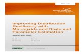 Improving Distribution Resiliency with Microgrids and State and … · 2016-11-29 · microgrid operation and increase the reliability and resilience of the nation’s electricity