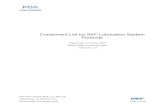 Component List for SKF Lubrication System Products ... Company SKF Lubrication Business Unit SKF de