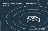 Malware Year in Review - Cofense€¦ · the early months of 2016, only diminishing as the ransomware trend in 2016 brought numerous other ransomware utilities onto the threat landscape.
