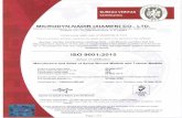 MICRODYN-NADIR · ve bureau veritas certification 1828 microdyn-nadir (xiamen) co., ltd. operation address: 2f, no.66, jinting north road, xinglin, jimei district,