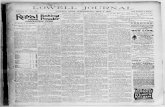 LOWELL JOURNAL.lowellledger.kdl.org/Lowell Journal/1892/05_May/05-04-1892.pdf · midnight and tearing along bore with it a largo sawmill. owne A ('uliroriil:i .stuRc Afltu'ked nml