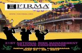 31st NatioNal Risk MaNageMeNt tRaiNiNg CoNfeReNCe FIRMA Conference brochure.pdfDelta Data EisnerAmper, LLP Ernst & Young Federated Investors Fiduciary Education Center, LLC Fiduciary