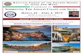 PILGRIMAGE TO Sorrento, The Amalfi Coast and Sicily - 206 Tours Mike Vetrano... · 2018-12-19 · to Amalfi, one of the four maritime Republics of Italy, and view the beautiful Amalfi
