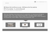 Electrofocus Electricals Private Limited · power industry. These include Cable Glands, Conduit Pipe, Door Chimes & Door Bells etc. These accessories fabricated by us Caters to the