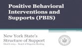 Positive Behavioral Interventions and Supports...Positive Behavioral Interventions and Supports (PBIS) New York State’s Structure of Support March 2015 – Board of Regents Meeting