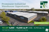 Prominent Industrial Warehouse Opportunity · Prominent Industrial Warehouse Opportunity TO LET 5,000 – 72,000 sq ft† (456 – 6,705 sq m) A40 Trade Park, Avenue Two, Station
