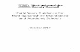 Early Years Guidance for Nottinghamshire Maintained and ... · 4.3 TUPE Legislation TUPE stands for the Transfer of Undertakings Protection of Employment Regulations 2006. TUPE is