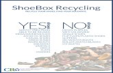 ShoeBox Recycling RECYCLE YOUR SHOES, FIND YOUR mens/womens/kids athletic shoes casual shoes dress shoes