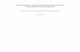 TRANSPARENCY IN AUTONOMOUS DEPARTMENTAL … · management. Despite Bolivia’s longstanding history of enacting laws, which specifically address these concerns to a significant extent,