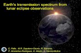 Earth's transmission spectrum from lunar eclipse observationsadlibitum.oats.inaf.it/seminari/barrena.pdf · during a lunar eclipse NOT, Visible, 0.4-1 μm WHT, Near-IR, 0.9-2.5 μm