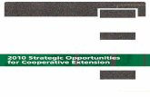 2010 Strategic Opportunities for Cooperative Extension - ERIC - Education … · 2013-08-02 · more than 4.7 million students, award nearly one-million degrees annually, and conduct