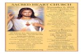 SACRED HEART CHURCH · 2016-11-04 · SACRED HEART CHURCH November 6, 2016 32nd Sunday of Ordinary Time 105 Wilson Ave. Havertown, PA Phone: 610-449-3000 Fax: 610-449-2364 Parish