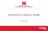 An Introduction to Loglinear Modelingcyfs.unl.edu/cyfsprojects/videoPPT/53fdf8e3fc67742fc50b... · 2018-05-10 · Probabilities • Joint probabilities • Describe co-occurrence