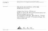 GAO-13-356, MANAGING FOR RESULTS: Agencies Have Elevated Performance Management ... · 2020-06-17 · Report to Congressional Addressees MANAGING FOR RESULTS Agencies Have Elevated