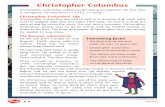 Christopher Columbus - WASPS · 2020-05-01 · Christopher Columbus Christopher Columbus is famous for being an explorer. He was also 4 A4I