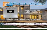 SOL ARK 8K...Sol-Ark’s PCC-230 Battery: Partial Charge Carbon Sealed AGM 11 kWh bank w/ 4 batteries 48V 3000 cycles @ 50% DOD (7+ years, 12 years On Grid) Excellent Partial State