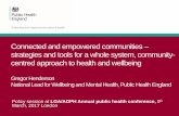 Connected and empowered communities – strategies and …...Community-centred approaches for health and wellbeing PHE From Evidence into Action: game-changer and underpinning theme: