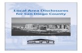 Local Area Disclosures - Greater San Diego Association of … · 2017-12-11 · including the San Diego Zoo and Safari Park, SeaWorld, Qualcomm Stadium, Petco Park, Legoland, Mattress