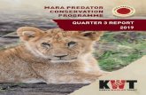MARA PREDATOR CONSERVATION PROGRAMME · 2019-11-08 · 6 MARA PREDATOR CONSERVATION PROGRAMME Q3 REPORT 2019 MARA PREDATOR CONSERVATION PROGRAMME Q3 REPORT 2019 7 Lions The life of