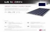 380W I 375W I 370W I 365W - LG USA...380W I 375W I 370W I 365W LG NeON® R is powerful solar module that provides world-class performance. A new cell structure that eliminates electrodes