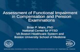 Assessment of Functional Impairment in Compensation and ... Imp_CAVC Marx 09 08 13.pdf · Existing Measures of Functional Impairment • Short Form Health Survey (36) (SF-36) •