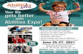 with Abilities Expo! · 2020-05-19 · @AbilitiesExpo @AbilitiesExpo @abilities_expo Abilities.com • Inscríbase hoy mismo en línea Sirviendo a la Comunidad desde 1979 Entrada